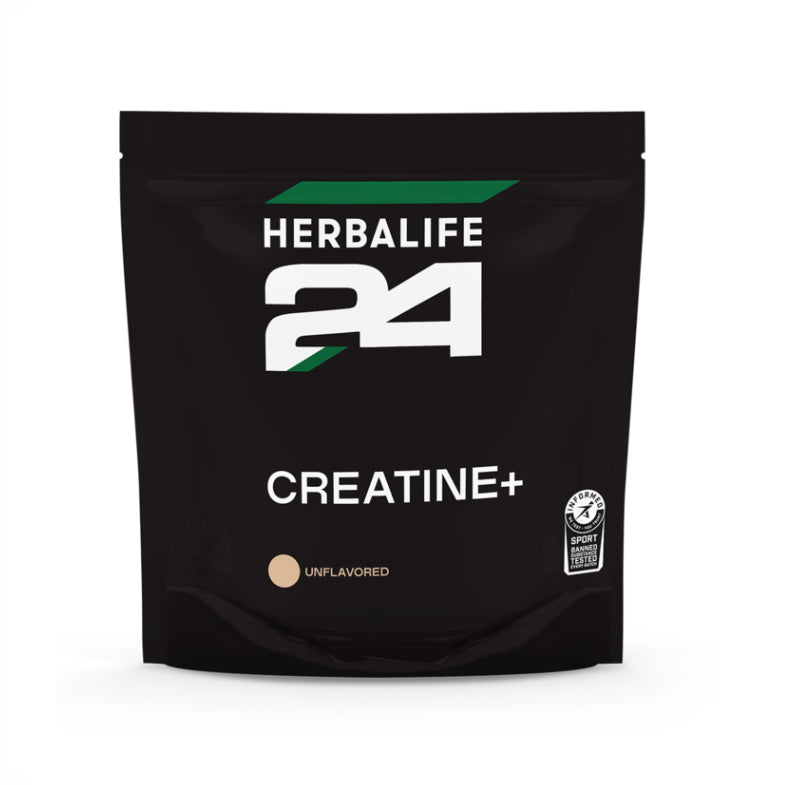 Herbalife 24 Creatine+ supplement package on a white background