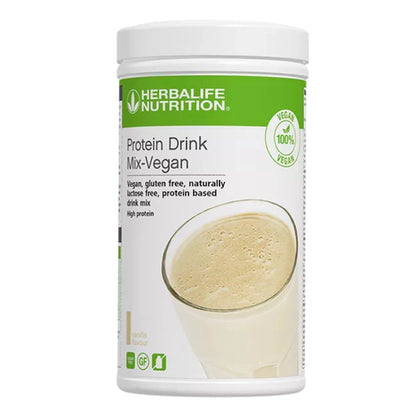Herbalife Nutrition Protein Drink Mix-Vegan container on a white background